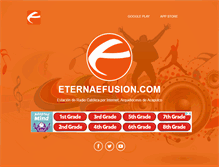Tablet Screenshot of eternaefusion.com